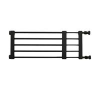 Telescopic Frestanding Pet Gate - Indoor Dog Barrier with Adjustable Width for Puppies, Small, Medium Dogs | No-Drill Reusable Door Fence for Bedroom, Kitchen, Hallway, Portable Pet Blocker for Home