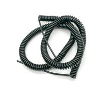 Telescopic Spring Câble spiralé électrique télescopique extensible à 5 conducteurs 20 AWG, connexion à griffes 0,5 mm², for hall d'exposition Length Extendable(Straight 7.5 meters)