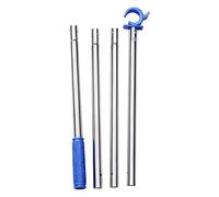 Telescopic Window Opener Rod - Adjustable Blinds Control Stick for High Window Access | Lightweight Extendable with Handle, Extendable for Home School Apartment Dorm Living Room Use, 59.84 in