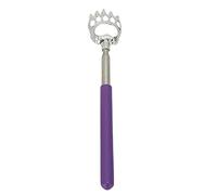 Télescoping en acier inoxydable Back Sratch Massager Massager Bottle Overner pour les amis aînés Femmes enceintes (Violet)