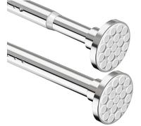 télescopique 4 m extra longue sans perçage extensible pour rideaux de salle de bain et chambre à 350-405CM(Φ3MM) BARRE DE PENDERIE