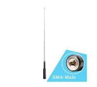 Télescopique BNC Antenne compatible avec V8 V80 IC-V82 IC-U82 W32 IC-F3 F11 F14 F15 F16 TK300 TK360 TK370 TK370G (Color : SMA-Male)