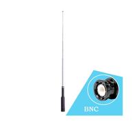 Télescopique BNC Antenne compatible avec V8 V80 IC-V82 IC-U82 W32 IC-F3 F11 F14 F15 F16 TK300 TK360 TK370 TK370G (Color : BNC)