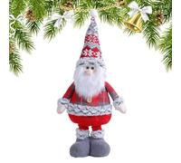 Télescopique De Noël - Père Noël Figures Peluche Jouet | De Bonhomme De Neige Rembourrée De Renne De Santa Santa Santa Père Noël Fait À La Main Pour Une Longue Jambe