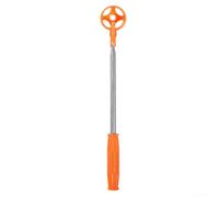 Télescopique en aluminium pour collecteur de balles de golf avec poignée antidérapante, parfait pour rassembler des balles dans des endroits difficiles (orange)