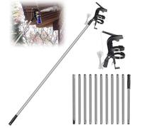 Telescopique Rallonge Pulverisateur, 3.3m Perche Telescopique PulvéRisateur Support, Filetage 3/4", Bombe AéRosol RéGlable, Anti Guepes Et Frelons Nid, Pour Une PulvéRisation à Distance Efficace (1)