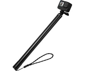 TELESIN 118 Longue Fibre de Carbone Portatif Selfie Stick Pôle Extensible Monopode pour GoPro Max Hero 12 11 10 9 8 7 6 5 Noir DJI OSMO Action 6 5pro 4 3 Camera Insta360 X3 One X2