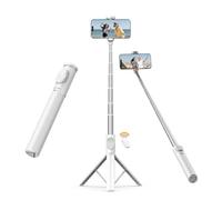 TELESIN 130CM Selfie Stick Trépied avec Télécommande de Zoom Bluetooth | Support pour TéLéPhone Portable pour iPhone/Android Rotatif à 360°, Supports Portables pour iPhone/Android, Vlog, TikTok