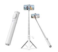 TELESIN 130CM Trépied pour Téléphone, Trépied pour Selfie Stick pour iPhone, Supports avec Télécommande de Zoom Bluetooth, Rotatif à 360°, Supports Portables pour iPhone/Android, Vlog, TikTok