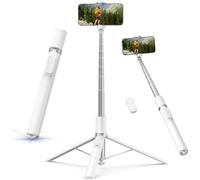 TELESIN 180CM Selfie Stick Trépied avec TéLéCommande Bluetooth