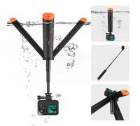 TELESIN 4-en-1 bâton selfie poignée flottante trépied monopode extensible étanche pour GoPro Hero 13-9, DJI OSMO, Insta 360, Apexcam