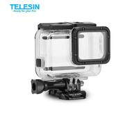 TELESIN 45M boîtier sous-marin boîtier étanche + housse Touchable pour Gopro Hero 5/ 6 Hero 7 noir accessoires de caméra