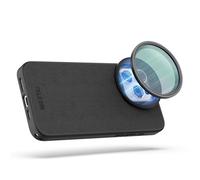 TELESIN° 58mm Magnetic Adjustable ND Filter & Kit d'étui pour iPhone 15 Pro Max, Filtre ND2-ND32 (1-5 Stops) VND avec étui de Protection pour Phone Kit de Filtre de densité Neutre en Verre Optique HD