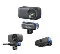 TELESIN Adaptateur de charge magnétique à dégagement rapide pour DJI Osmo Nano Accessoires, base adaptateur pliable pour DJI Osmo Nano, avec trou de vis 1/4, magnétique double direction, absorption