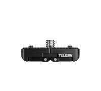 Telesin adaptateur de montage double pour Insta360 X4 avec filetage 1/4" et fixation rapide