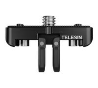 Telesin adaptateur de montage double pour Insta360 X4 avec filetage 1/4" et fixation rapide