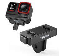 TELESIN° Adaptateur magnétique à libération rapide pour Insta360 Ace/Ace Pro avec adaptateur de connexion pour Insta 360 Ace/Ace Pro, support adaptateur magnétique avec accessoires à deux griffes