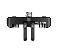 TELESIN Adaptateur magnétique multifonctionnel à dégagement rapide pour trépied d'appareil photo, compatible avec les accessoires Insta360 X4