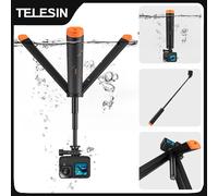 TELESIN - barre de flottabilité sous-marine, trépied extensible pour Selfie, pour Gopro Insta360 DJI OSMO, accessoires de caméra d'action Buoyancy bar Tripod
