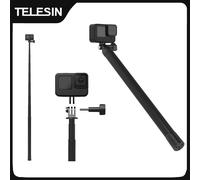 TELESIN-Bâton de selfie monopode ultra long en fibre de carbone,2.7m,3m,pour GoPro fore12 11 10 9 8 7 Max Insta360 One X One R Osmo Action - Type 2.7M Selfie Stick