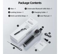 Telesin Bâton De Selfie Sous-Marin Étanche Plongée Extensible Selfie Bâton Télécommande Sans Fil Pour Gopro Hero 8 9 10 11 12 13-Couleur Blanche