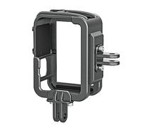 TELESIN Boîtier de protection vertical en aluminium pour GoPro Hero 12 11 10 9 noir, compatible avec Go Pro avec filtre d'objectif ND CPL, objectif maximum sur l'appareil photo, avec griffe à