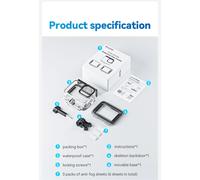 TELESIN-Boîtier étanche avec filtre pour caméra d'action,couvercle de boîtier de plongée sous-marine,accessoires - Full Scene Case