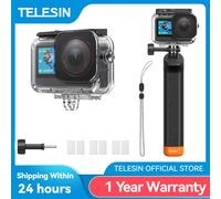 TELESIN boîtier étanche pour DJI OSMO Action 6 sous-marin 60M couvercle de boîtier de plongée avec filtre de plongée pour DJI Action 6
