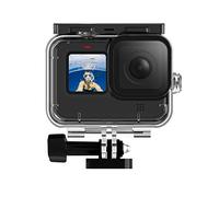 TELESIN Boîtier étanche pour GoPro Hero 9 Noir, 50 m de Profondeur sous-Marine Coque de Protection Transparente avec Support à dégagement Rapide pour caméra d'action GoPro HERO9 Noir