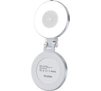 Telesin C03 selfie light MagSafe pivotant avec miroir argent