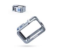 TELESIN Cage de caméra ultra légère 54 g pour DJI Action 5 Pro Action 4 Action 3, cage de protection vidéo avec griffe, filetage 6,35 mm, bouton d'obturation, connecteur magnétique à dégagement rapide