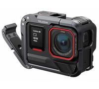 TELESIN Cage Protectrice en Aluminium pour Insta360 Ace/Ace Pro 2, Boîtier Léger Quick-Release avec Vis 1/4" et Cold Shoe, Accessoires Insta360, Protection CNC pour Vlog et Vidéo