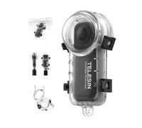 TELESIN Caisson de plongée Invisible pour Insta360 X4, étanche jusqu'à 50 m, Coque de Protection pour Insta360 X4, Accessoire pour Appareil Photo, Photographie sous-Marine Polyvalente