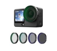 TELESIN Kit de filtres pour DJI Osmo Action 6 – CPL, ND8, ND16, ND32