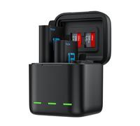 Boîtier de chargeur de batterie Telesin + 2 batteries pour GoPro Hero 13