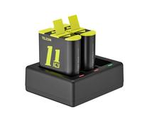 Telesin Chargeur pour 3 batteries + 2x batterie pour GoPro 9/10/11/12