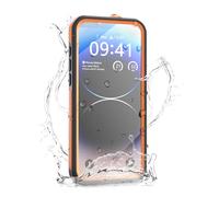 TELESIN° Coque étanche pour iPhone 15, Coque étanche IP68 avec Protection D'écran Intégrée, Housse de Protection pour iPhone 15, Résistante aux Chocs, à la Poussière et aux Chutes