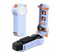 TELESIN Coque rigide pour DJI Osmo Pocket 3, 4 emplacements filtrants, bleu