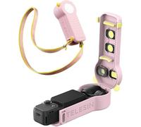 TELESIN Coque rigide rose pour DJI Osmo Pocket 3 avec 4 emplacements pour | Coque de protection rigide | 4 fentes de filtre magnétiques | Protège le cardan, l'écran et l'objectif pendant le voyage