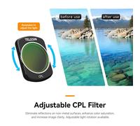 Filtre Telesin CPL pour DJI Osmo Pocket 3