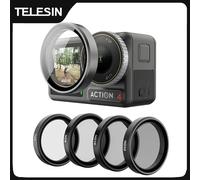 Telesin CPL+ND8/16/32 Kit de filtres pour objectif 4-pack Osmo Action 3/4