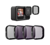 TELESIN CPL ND8 ND16 ND32 Set de filtres pour GoPro Hero 13 Noir