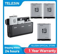 TELESIN Endurence 1950 mAh batterie pour GoPro Hero 13 batterie basse température 3 emplacements TF carte boîtier de chargeur de stockage pour Gopro 13 1 Charger 3B