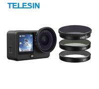 TELESIN filtre d'objectif pour DJI OSMO Action 6 CPL ND8 ND16 ND32 UV VND cadre de filtre à dégagement rapide pour DJI Action 6 ensemble de filtres d'objectif