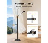 Telesin Floor Stand SE avec pince pour smartphone