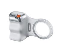 Telesin Fun Shot Magnetic Grip 2 poignée magnétique pour actioncams et smartphones - blanc