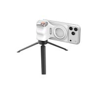 TELESIN Fun Shot Poignée Smartphone+Trépied Métal | Poignée Smartphone avec DéTachable TéLéCommande Bluetooth, Compatible iPhone/MagSafe/Android