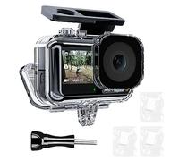 TELESIN Housse étanche pour caméra DJI Osmo Action 5 Pro Action 4/3 Boîtier sous-Marin, boîtier, Cage supporte la plongée à 45 m de Profondeur, Le Snorkeling avec Support de Fixation Rapide
