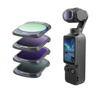 TELESIN Kit 4 filtres CPL ND16 ND64 ND256 pour DJI Osmo Pocket 3