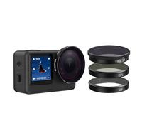 TELESIN Kit de Filtres pour DJI Osmo Action 6 - VND 2-32 ND Variable, Filtres CPL UV, Verre Optique HD Multicouche, Montage Rapide, Accessoire Action 6 pour Voyage, Sport & Vidéo Cinématographique